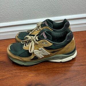 New Balance Teddy Santis 990v3 Tan Green Size 10.5
